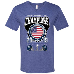 Nfl – Football Champions Los Angeles Rams Super Bowl 2019 Men V-Neck T-Shirt Men V-Neck T-Shirt - parenttees