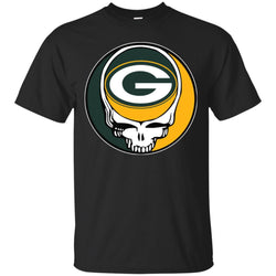 Green Bay Packer Grateful Dead Steal Your Face Football Nfl Shirts Men Cotton T-Shirt