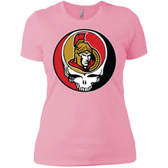 Ottawa Senators Grateful Dead Steal Your Face Hockey Nhl Shirts Women Cotton T-Shirt Women Cotton T-Shirt - parenttees