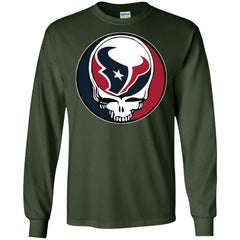 Houston Texans Grateful Dead Steal Your Face Football Nfl Shirts Men Long Sleeve Shirt Men Long Sleeve Shirt - parenttees