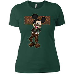 Best Louis Vuitton Mickey Fashion T-shirt Women Cotton T-Shirt Women Cotton T-Shirt - parenttees