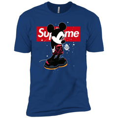 Supreme Mickey Babe Cute Love T-shirt Men Short Sleeve T-Shirt Men Short Sleeve T-Shirt - parenttees