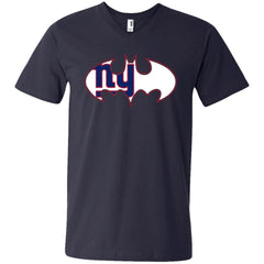 We Are The New York Giants Batman Nfl Mashup Men V-Neck T-Shirt Men V-Neck T-Shirt - parenttees