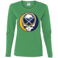 Buffalo Sabres Grateful Dead Steal Your Face Hockey Nhl Shirts Women Long Sleeve Shirt Women Long Sleeve Shirt - parenttees