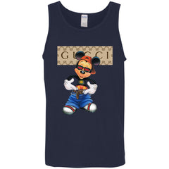 Gucci Logo Shirt Mickey Mouse T-shirt Men Cotton Tank Men Cotton Tank - parenttees