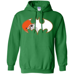 We Are The Cleveland Browns Batman Nfl Mashup Pullover Hoodie Sweatshirt Pullover Hoodie Sweatshirt - parenttees