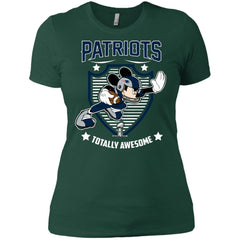 Nfl – New England Patriots Totally Awesome Mickey Mouse Super Bowl 2019 Football Women Cotton T-Shirt Women Cotton T-Shirt - parenttees