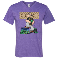 Gucci Cartoon T-shirt Men V-Neck T-Shirt Men V-Neck T-Shirt - parenttees