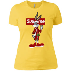 Supreme Rabbit Party T-shirt Women Cotton T-Shirt Women Cotton T-Shirt - parenttees