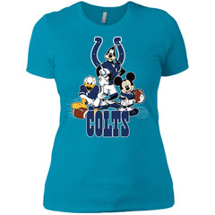 Mickey Mouse Indianapolis Colts American Football Nfl Sports Shirt Women Cotton T-Shirt Women Cotton T-Shirt - parenttees