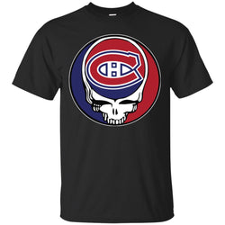 Montreal Canadiens Grateful Dead Steal Your Face Hockey Nhl Shirts Men Cotton T-Shirt