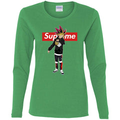 Supreme Yugi Mutou Game Yugioh T-shirt Women Long Sleeve Shirt Women Long Sleeve Shirt - parenttees