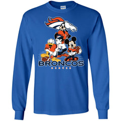 Mickey Mouse Denver Broncos American Football Nfl Sports Shirt Men Long Sleeve Shirt Men Long Sleeve Shirt - parenttees