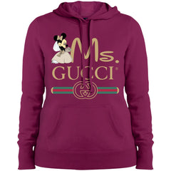 Gucci Couple Disney Ms Minnie Valentine's Day T-shirt Women Hooded Sweatshirt Women Hooded Sweatshirt - parenttees