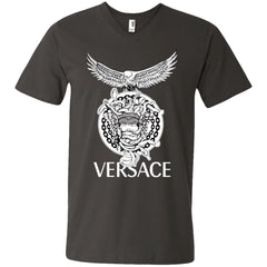 Versace Supervip Logo T-shirt Men V-Neck T-Shirt Men V-Neck T-Shirt - parenttees