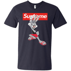 Supreme Rabbit Cute Stylelist T-shirt Men V-Neck T-Shirt Men V-Neck T-Shirt - parenttees