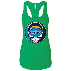 Los Angeles Chargers Grateful Dead Steal Your Face Football Nfl Shirts Women Tank Top