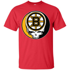 Boston Bruins Grateful Dead Steal Your Face Hockey Nhl Shirts Men Cotton T-Shirt Men Cotton T-Shirt - parenttees