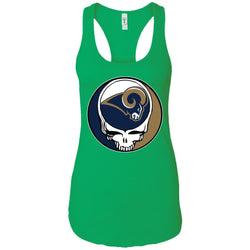 Los Angeles Rams Grateful Dead Steal Your Face Football Nfl Shirts Women Tank Top