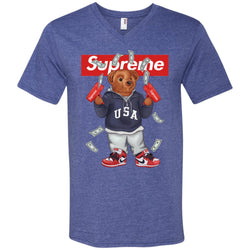 Supreme Bear Hot Trending T-shirt Men V-Neck T-Shirt