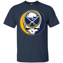 Buffalo Sabres Grateful Dead Steal Your Face Hockey Nhl Shirts Men Cotton T-Shirt Men Cotton T-Shirt - parenttees