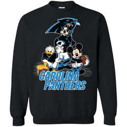 Mickey Mouse Carolina Panthers American Football Nfl Sports Shirt Crewneck Pullover Sweatshirt