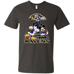 Mickey Mouse Baltimore Ravens American Football Nfl Sports Shirt Men V-Neck T-Shirt Men V-Neck T-Shirt - parenttees