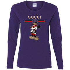 Gucci Mickey New Style T-shirt Women Long Sleeve Shirt Women Long Sleeve Shirt - parenttees