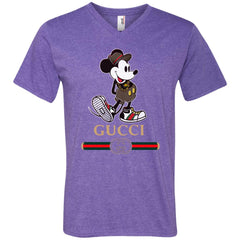 Gucci Mickey Kitty Beauty T-shirt Men V-Neck T-Shirt Men V-Neck T-Shirt - parenttees