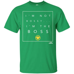 Captain Marvel Not Bossy I'm The Boss Men Cotton T-Shirt Men Cotton T-Shirt - parenttees