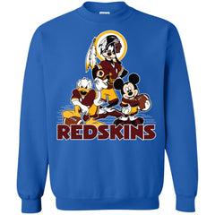 Mickey Mouse Washington Redskins American Football Nfl Sports Shirt Crewneck Pullover Sweatshirt Crewneck Pullover Sweatshirt - parenttees