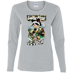 Supreme Panda Kung Fu T-shirt Women Long Sleeve Shirt Women Long Sleeve Shirt - parenttees