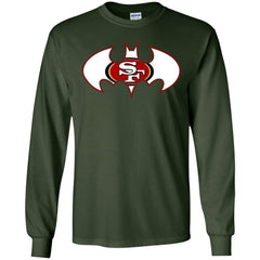 We Are The San Francisco 49ers Batman Nfl Mashup Men Long Sleeve Shirt Men Long Sleeve Shirt - parenttees