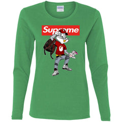 Supreme Rabbit Shirt Women Long Sleeve Shirt Women Long Sleeve Shirt - parenttees