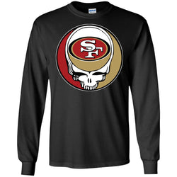 San Francisco 49ers Grateful Dead Steal Your Face Football Nfl Shirts Men Long Sleeve Shirt