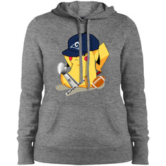 Nfl – Los Angeles Rams Pikachu Super Bowl 2019 Football Women Hooded Sweatshirt Women Hooded Sweatshirt - parenttees