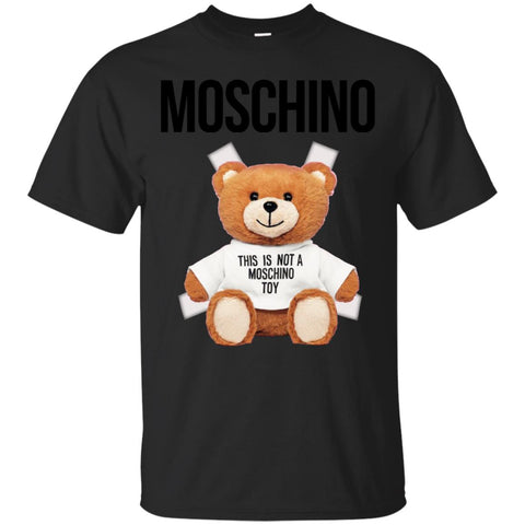 Moschino T-shirt Men Cotton T-Shirt Black / S Men Cotton T-Shirt - parenttees