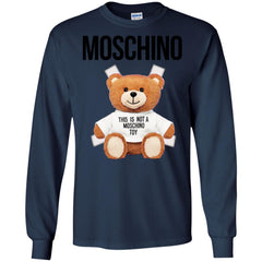 Moschino T-shirt Men Long Sleeve Shirt Men Long Sleeve Shirt - parenttees