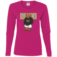 Best Gucci Bear Style Fashion T-shirt Women Long Sleeve Shirt Women Long Sleeve Shirt - parenttees