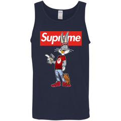 Supreme Rabbit Money Men Cotton Tank Men Cotton Tank - parenttees