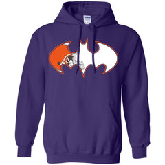 We Are The Cleveland Browns Batman Nfl Mashup Pullover Hoodie Sweatshirt Pullover Hoodie Sweatshirt - parenttees