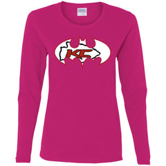 We Are The Kansas City Chiefs Batman Nfl Mashup Women Long Sleeve Shirt Women Long Sleeve Shirt - parenttees