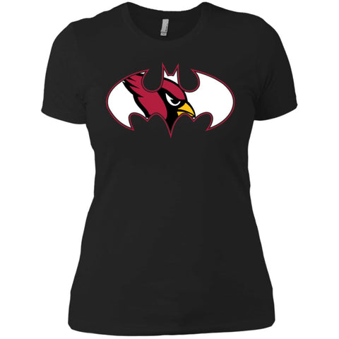 We Are The Arizona Cardinals Batman Nfl Mashup Women Cotton T-Shirt Black / X-Small Women Cotton T-Shirt - parenttees