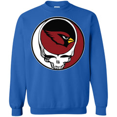 Arizona Cardinals Grateful Dead Steal Your Face Football Nfl Shirts Crewneck Pullover Sweatshirt Crewneck Pullover Sweatshirt - parenttees