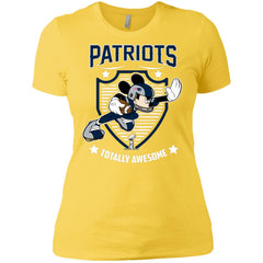 Nfl – New England Patriots Totally Awesome Mickey Mouse Super Bowl 2019 Football Women Cotton T-Shirt Women Cotton T-Shirt - parenttees