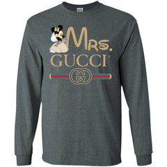 Gucci Couple Disney Minnie Valentine's Day T-shirt Men Long Sleeve Shirt Men Long Sleeve Shirt - parenttees