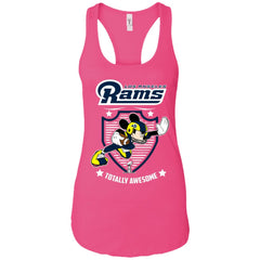 Nfl – Los Angeles Rams Totally Awesome Mickey Mouse Super Bowl 2019 Football Women Tank Top Women Tank Top - parenttees