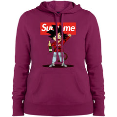 Supreme Songoku T-shirt Women Hooded Sweatshirt Women Hooded Sweatshirt - parenttees