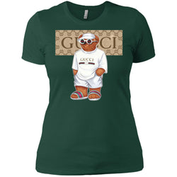 Best Life Gucci Bear T-shirt Women Cotton T-Shirt