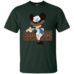 Louis Vuitton Mickey Dance Tshirt Men Cotton T-Shirt Men Cotton T-Shirt - parenttees